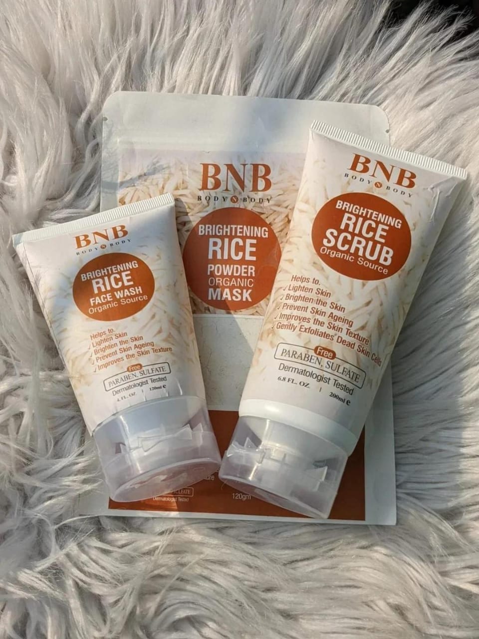 BNB Rice Glow Kit + Havelyn Hair Food Oil (Pack of Two)